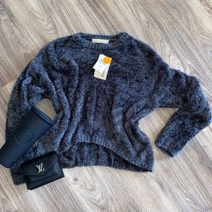 Rewind fuzzy sweater